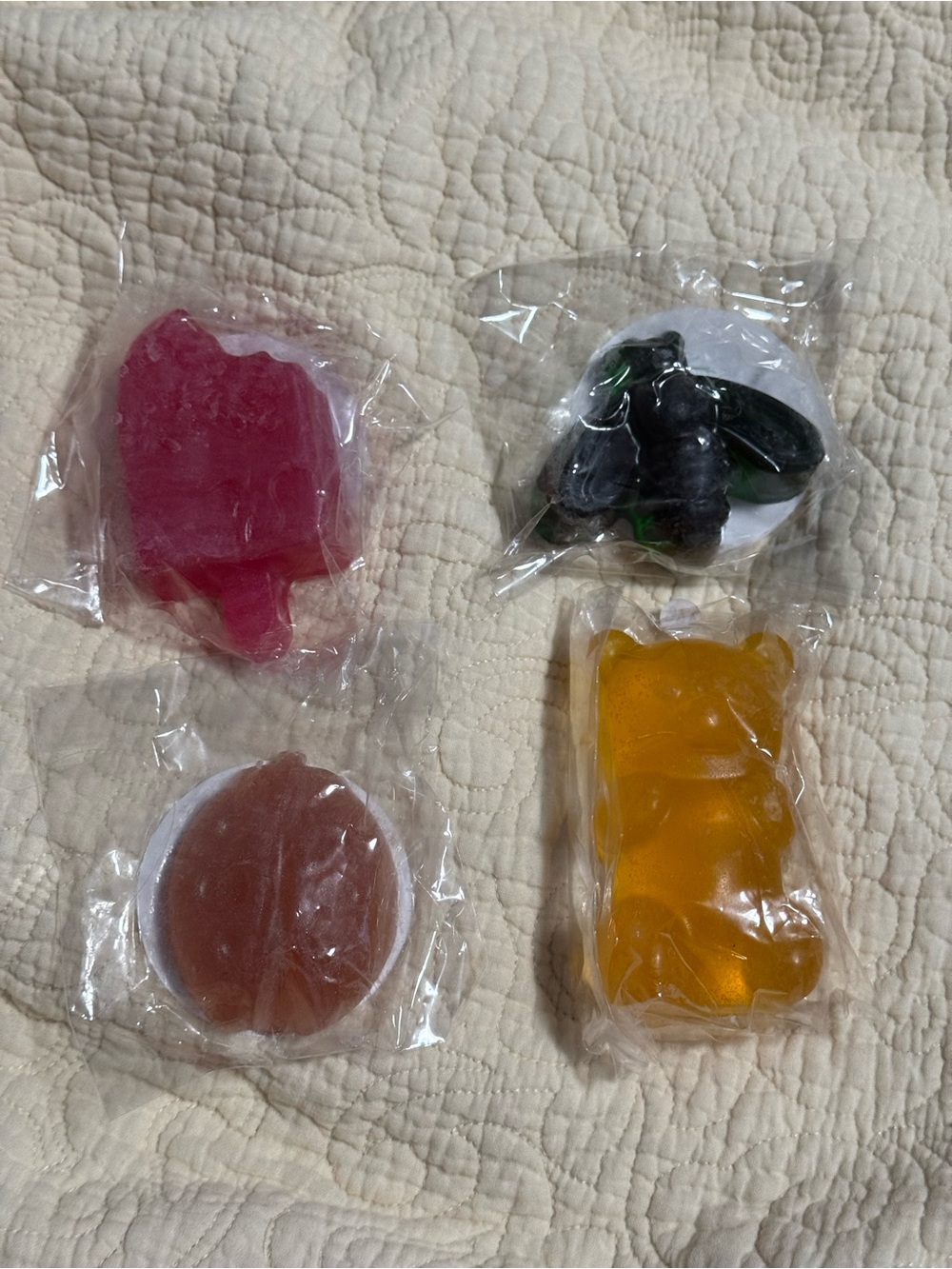 Aminnah Assorted Glycerin Soaps! Pick one! Lady Bug, Bear, Popsicle and Bee!